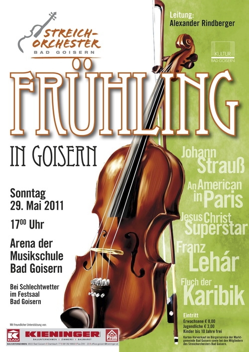Plakat-Streichorchester Bad Goisern